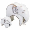 Decorative Figure Alexandra House Living White Elephant 8 x 21 x 25 cm