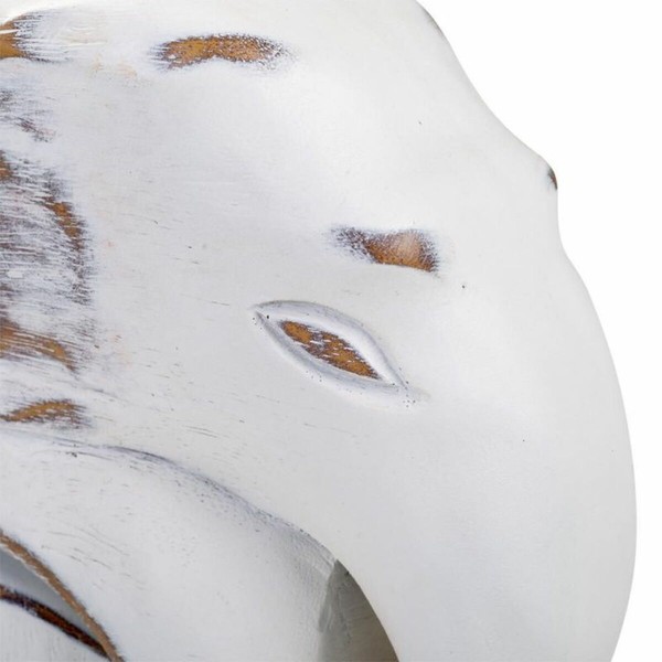 Decorative Figure Alexandra House Living White Elephant 8 x 21 x 25 cm