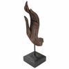 Dekoratīvās figūriņas Alexandra House Living Brūns Melns Roka 12 x 43 x 17 cm