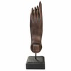 Dekoratyvinė figūrėlė Alexandra House Living Ruda Juoda Ranka 12 x 43 x 17 cm