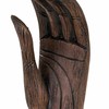 Dekoratīvās figūriņas Alexandra House Living Brūns Melns Roka 12 x 43 x 17 cm