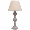 Desk lamp Alexandra House Living White Grey Metal Cloth 220-240 V 25 x 50 x 25 cm