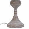 Desk lamp Alexandra House Living White Grey Metal Cloth 220-240 V 23 x 41 x 23 cm