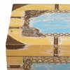Chest Alexandra House Living Yellow Blue Mango wood 28 x 27 x 50 cm Traditional style