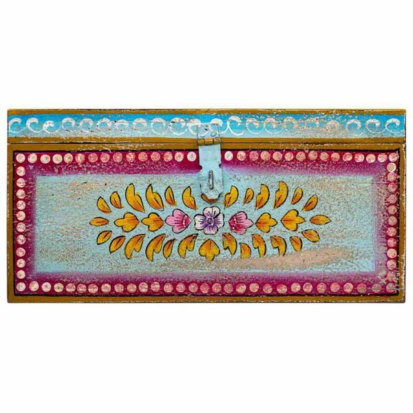 Pūra lāde Alexandra House Living Daudzkrāsains Mango koks 28 x 22 x 46 cm Tradicionālais stils