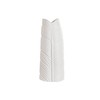 Vaas Kodu ESPRIT Valge Keraamika Troopiline Taime Leht 21 x 10 x 50 cm
