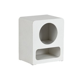 Yöpöytä Home ESPRIT valkoinen MDF puu 40 x 30 x 48 cm