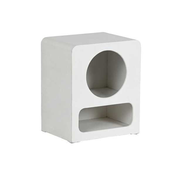 Öökapp Home ESPRIT valge MDF puit 40 x 30 x 48 cm