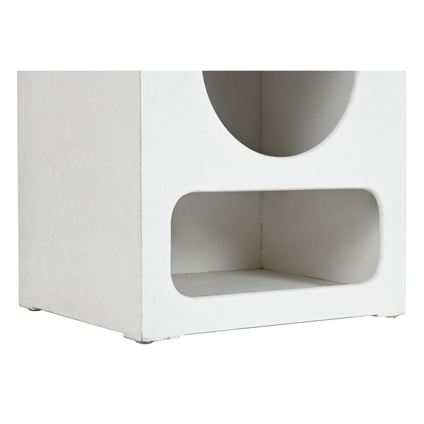 Öökapp Home ESPRIT valge MDF puit 40 x 30 x 48 cm