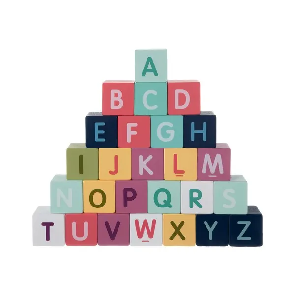 Wooden blocks - city 100pcs Kruzzel 19159