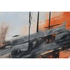 Maalaus Koti ESPRIT Sinivalkoinen Abstrakti Urban 80 x 3,5 x 120 cm (2 kpl)