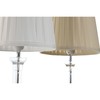 Galda lampa Home ESPRIT balti bēša metāla 60 W 220 V 25 x 25 x 50 cm (2 gab.)