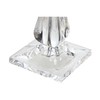 Galda lampa Home ESPRIT balti bēša metāla 60 W 220 V 25 x 25 x 50 cm (2 gab.)