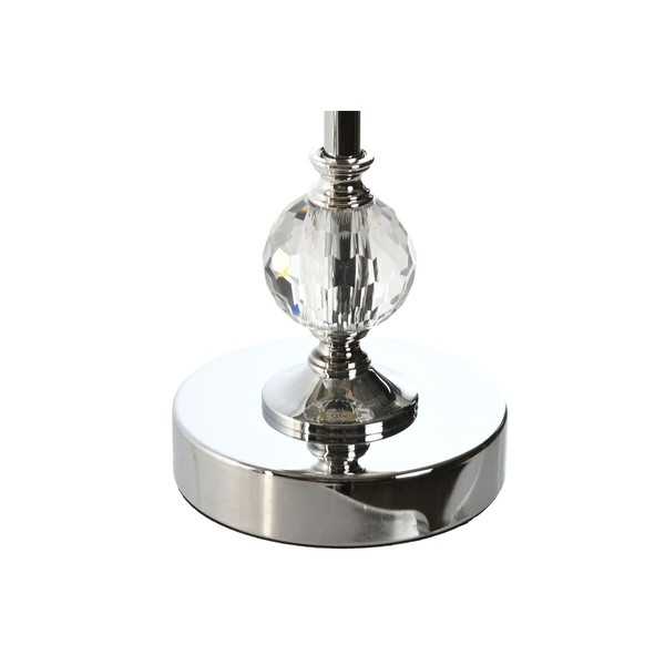 Galda lampa Home ESPRIT baltā bēšā metāla 25 W 220 V 20 x 20 x 46 cm (2 gab.)