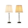 Stalinė lempa Home ESPRIT balta smėlio spalvos metalinė 25 W 220 V 20 x 20 x 46 cm (2 vnt.)