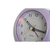 Table clock Home ESPRIT Pink Coral Mint Lilac (4 Units)