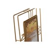 Photo frame Home ESPRIT Golden Metal Crystal 17,5 x 2,5 x 22,5 cm (12 Units)