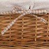 Set of Baskets Alexandra House Living wicker Willow wood 25 x 17 x 48 cm 42 x 20,5 x 15 cm 35 x 16 x 14 cm 3 Pieces