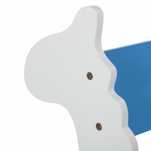 Rocking chair Alexandra House Living Blue White MDF Wood 33 x 55 x 51,5 cm Children's Giraffe