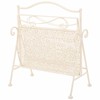 Lehtiteline Alexandra House Living Valkoinen Rauta 36 x 33 x 38 cm