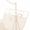 Lehtiteline Alexandra House Living Valkoinen Rauta 36 x 33 x 38 cm