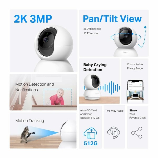 Turvakamera TP-Link TC71