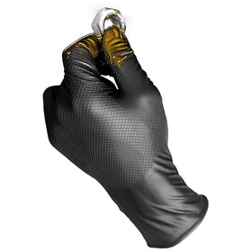 Nitrile gloves JUBA Black Powder-free Box (50 Units)