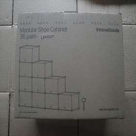 Portable Modular Shoe Cabinet InnovaGoods White