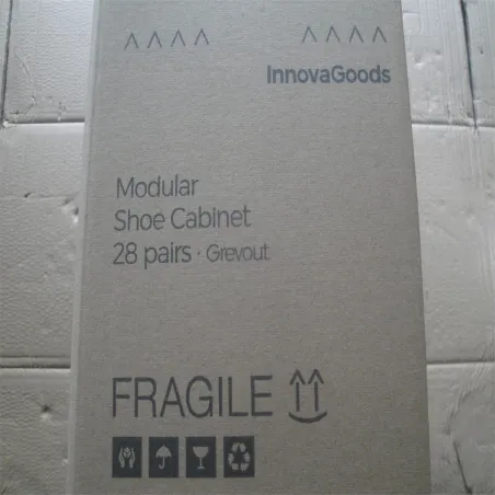Portable Modular Shoe Cabinet InnovaGoods Grey (Refurbished B)