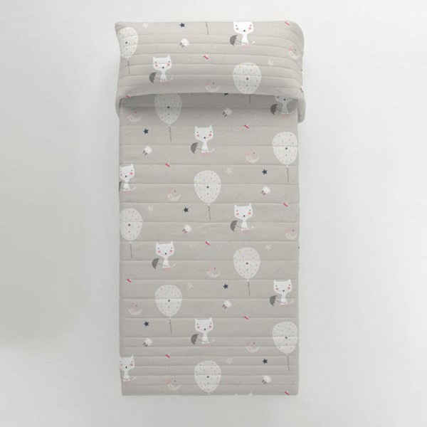 Bedspread (quilt) Haciendo el Indio Cats and Ballons