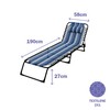 Sun-lounger Marbueno Blue 190 x 27 x 58 cm