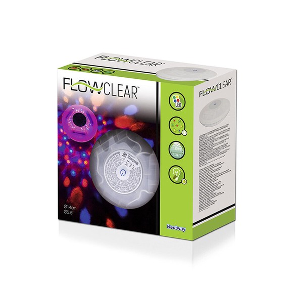 Plūduriuojanti saulės energijos lempa baseinams Bestway Ø 14 cm (1 vnt.)