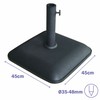 Основание для пляжного зонта Marbueno Чёрный 45 x 7 x 45 cm Квадратный