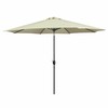 Marbueno Aurinkovarjo Teräs 8 Varret D270 cm Polyesteri Beige Puutarha, Uima-allas, Terassi