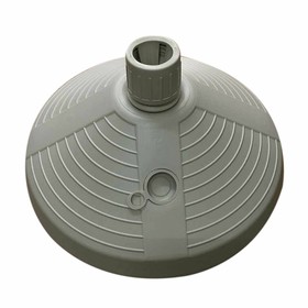 Marbueno Base Umbrella Round Plastic 38x38x14 cm 10L White Garden, Pool, Terrace 10502
