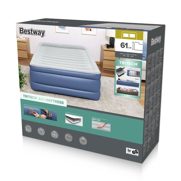 Piepūšams Matracis Bestway 203 x 61 x 152 cm