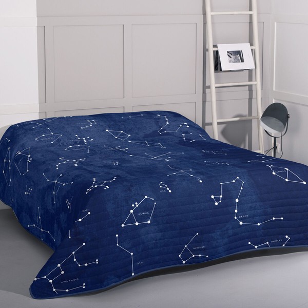 постельное покрывало HappyFriday Blanc Cosmos Разноцветный 180 x 260 cm