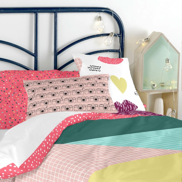 Cushion cover HappyFriday BALENO TEEN Multicolour 50 x 30 cm 15 x 1 x 38 cm