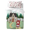 Наволочка HappyFriday Mr Fox Red Riding Hood Разноцветный 50 x 75 cm