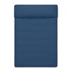 Reversible Bedspread HappyFriday Basic Dash White Navy Blue 240 x 260 cm