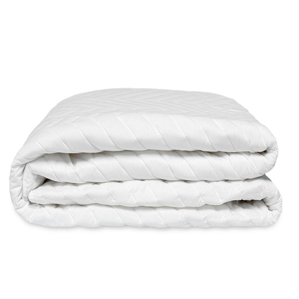 Bedspread (quilt) HappyFriday Arista White 270 x 260 cm