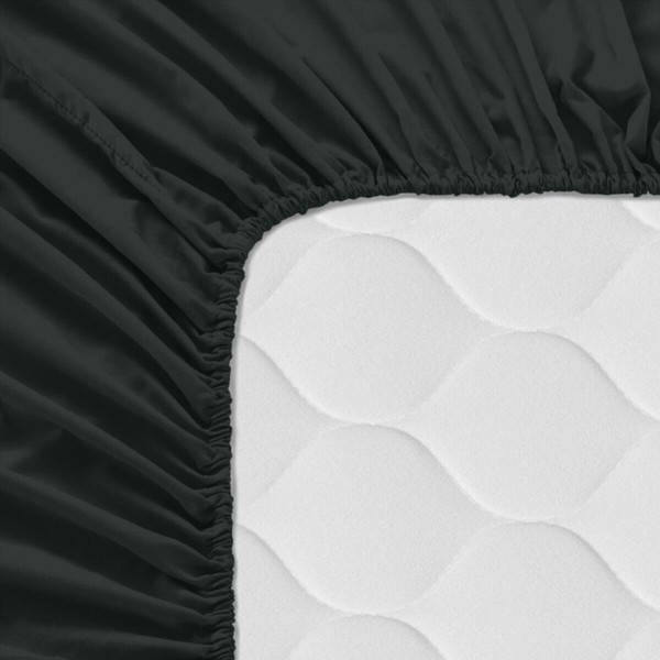 Pohja-arkki HappyFriday BASIC Musta 90 x 200 x 32 cm
