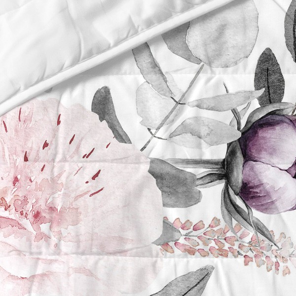 Vuodepeite (viltti) HappyFriday HF Delicate bouquet Monivärinen 180 x 260 cm