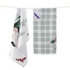 Set of Cloths HappyFriday Xmas Gnomes  Multicolour 70 x 50 cm 15 x 1 x 38 cm (2 Pieces)