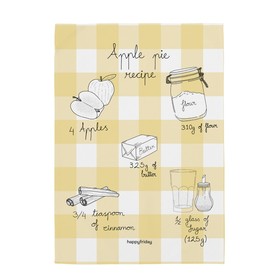 Kitchen Cloth HappyFriday Apple pie Multicolour 70 x 50 cm (2 Units)