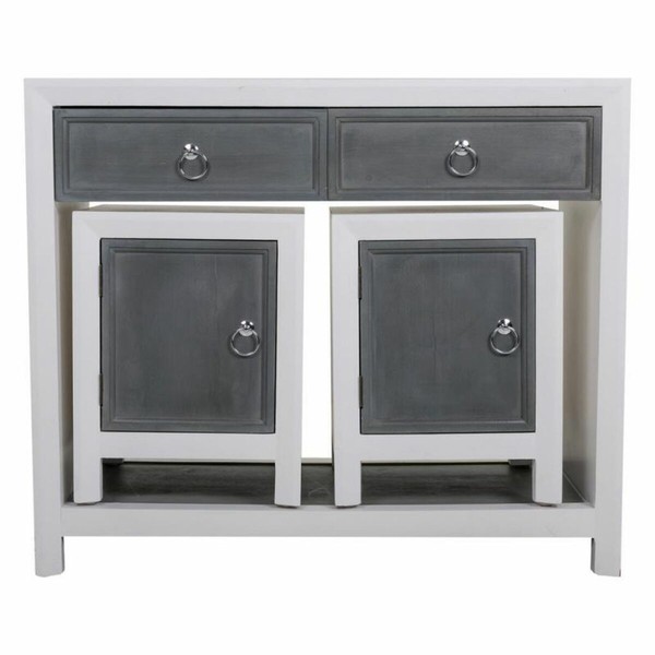 Salė Alexandra House Living Balta Pilka 40 x 76 x 90 cm 3 Dalys