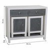 Hallipöytä Alexandra House Living Valkoinen Harmaa 40 x 76 x 90 cm 3 Kappaletta