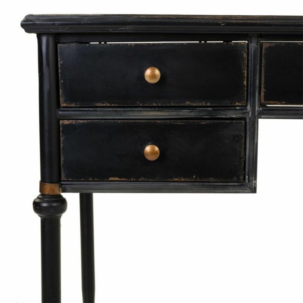 rakstāmgalds Alexandra House Living Melns Metāls 75 x 75 x 122 cm