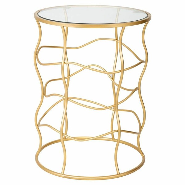 Šoninis staliukas Alexandra House Living Auksas Metalinis 46 x 60 x 46 cm