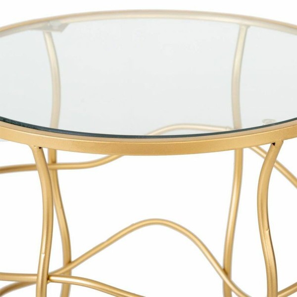 Šoninis staliukas Alexandra House Living Auksas Metalinis 46 x 60 x 46 cm
